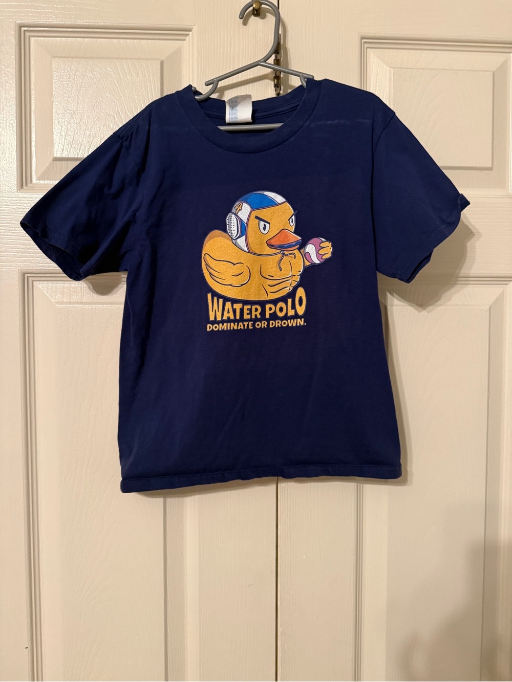 Boys Navy Water Polo Graphic Short Sleeve Tee
